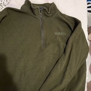 Army green yamaha q zip
